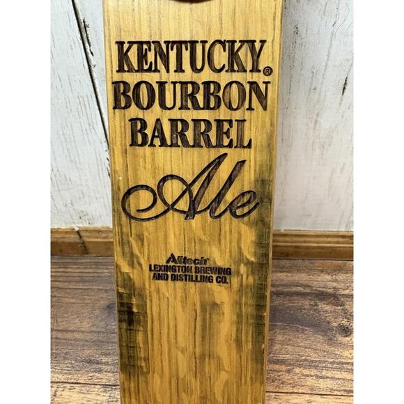 Other - Rare Kentucky Ale Bourbon Barrel Beer Tap Handle Horse Lexington Wood Charred